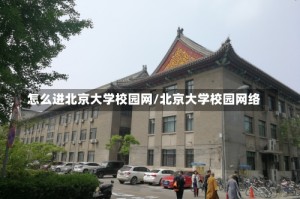 怎么进北京大学校园网/北京大学校园网络